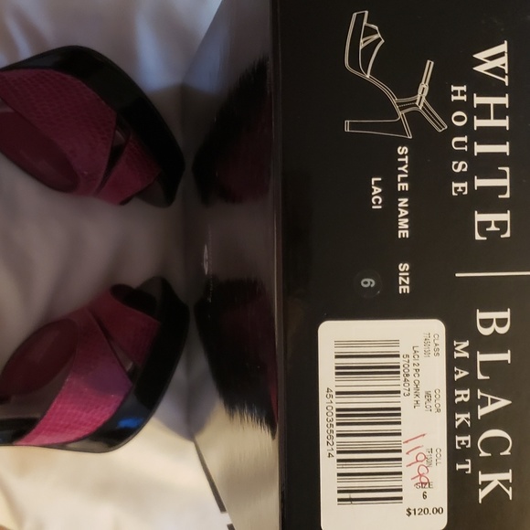 White House Black market pink heels - Picture 2 of 3
